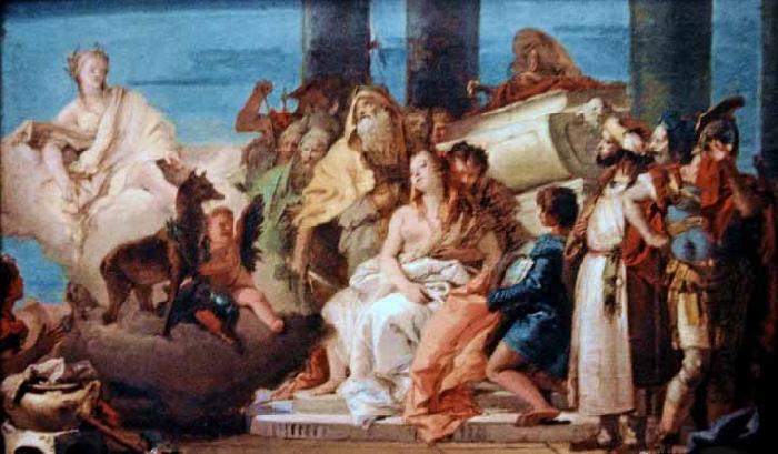 Giovanni Battista Tiepolo The Sacrifice of Iphigenia oil painting image